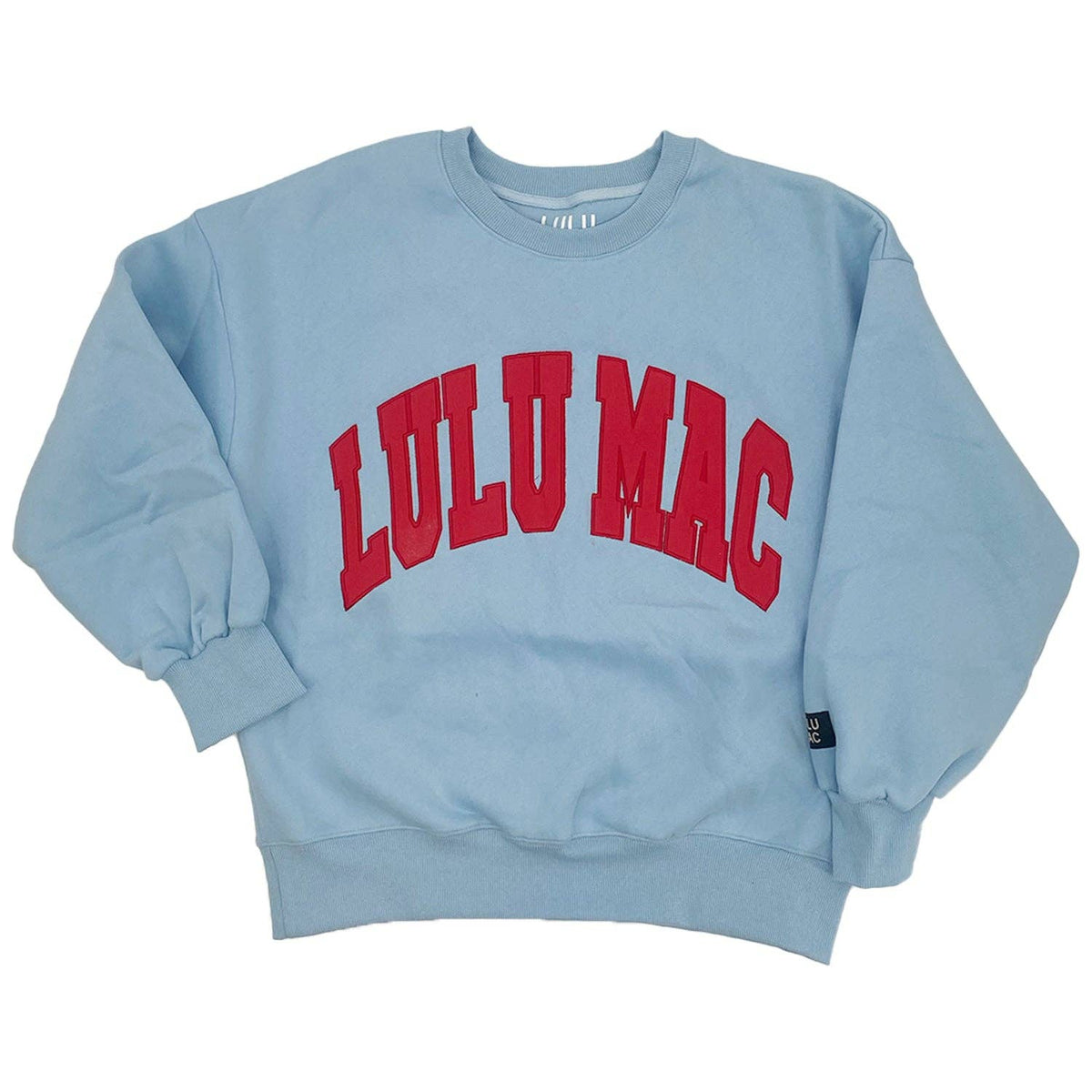 Light Blue/Red LULU MAC Sweatshirt