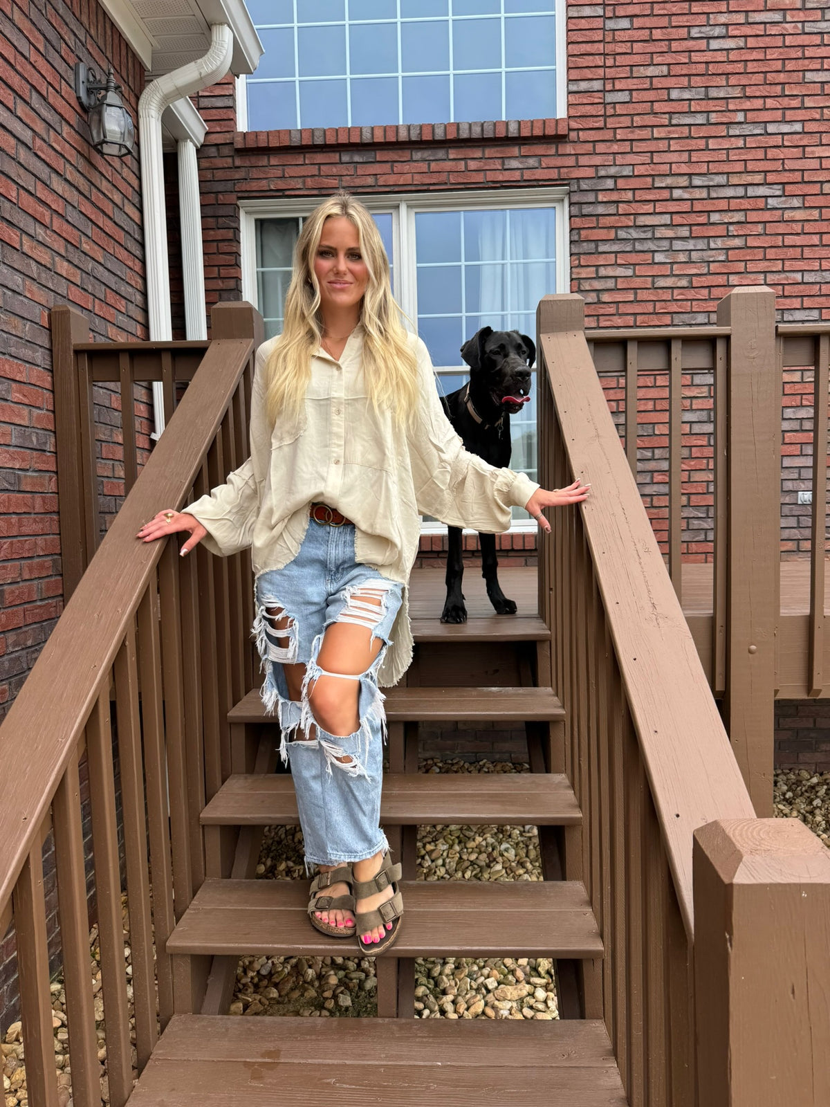 Whitney Button Up