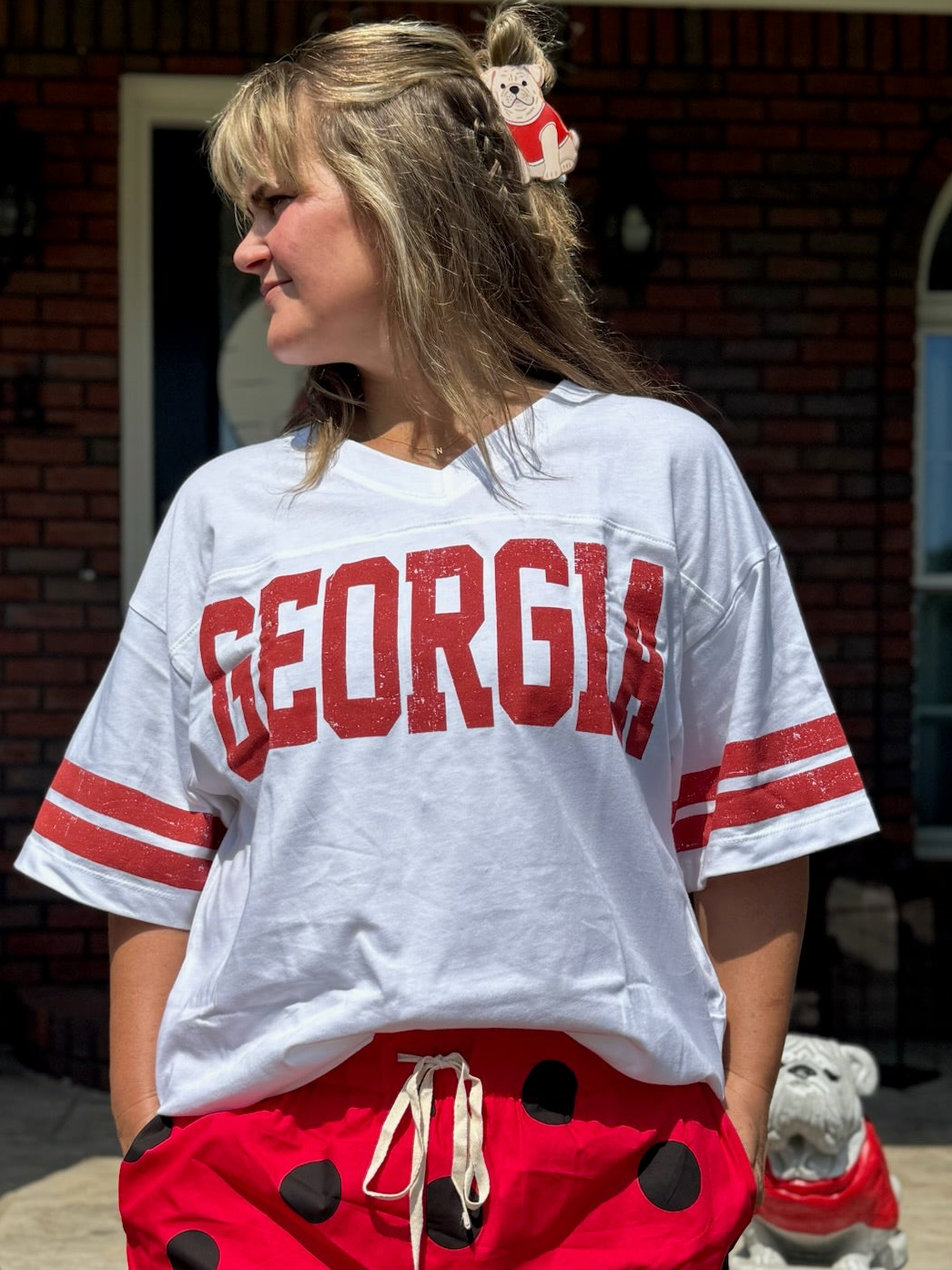 GEORGIA V-neck Top