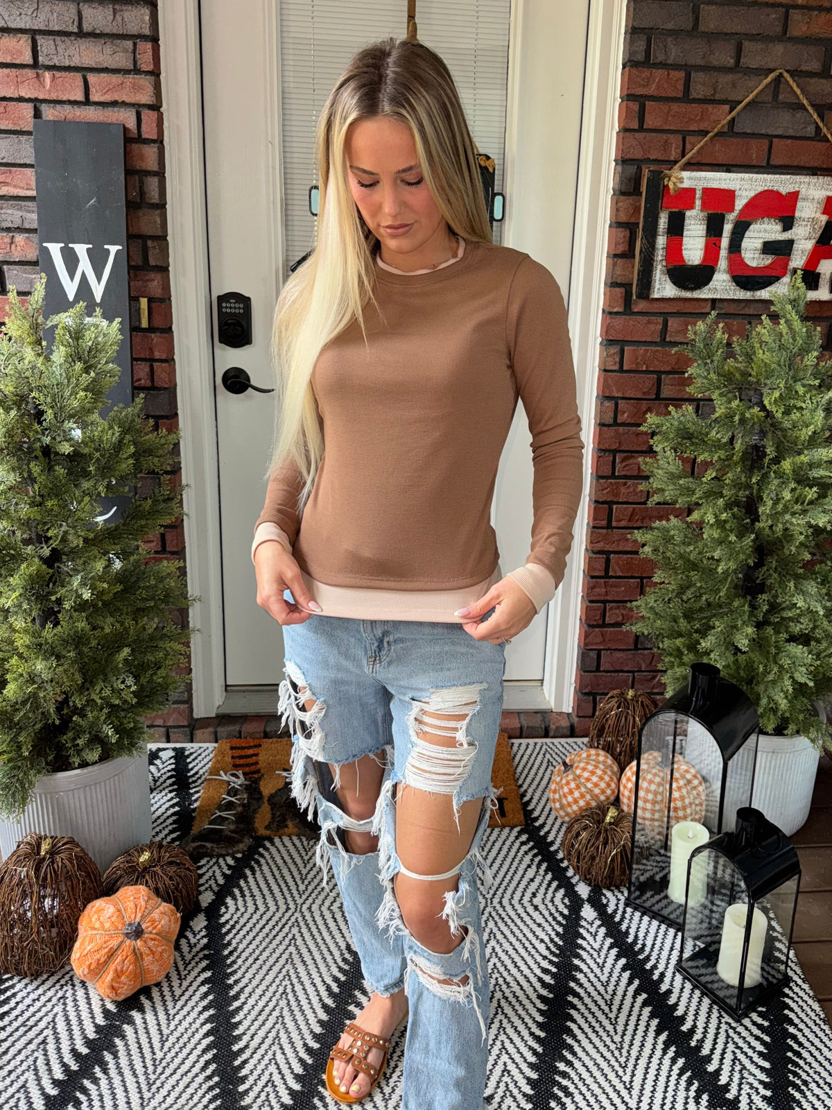 The Aubrey Layered Look Top