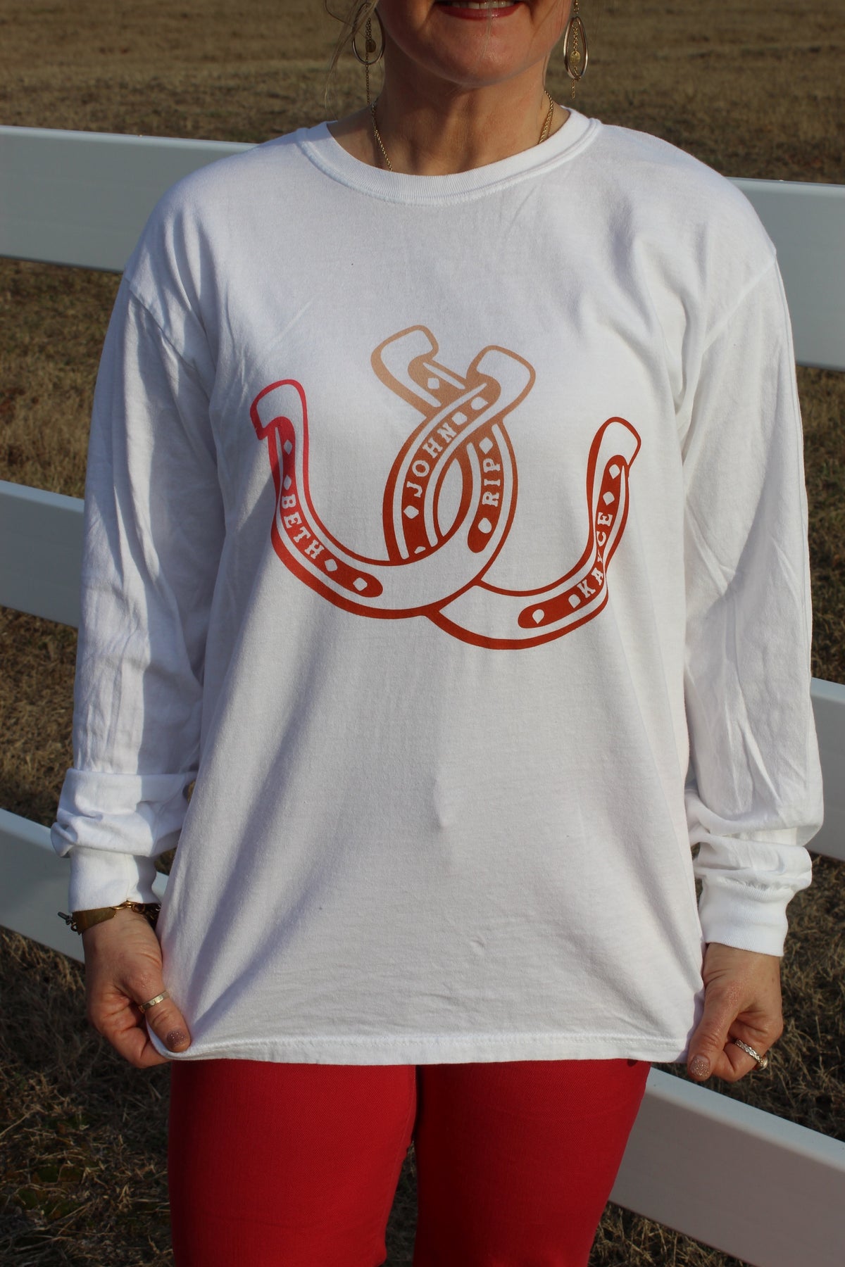 Beth and Rip Long Sleeve Graphic