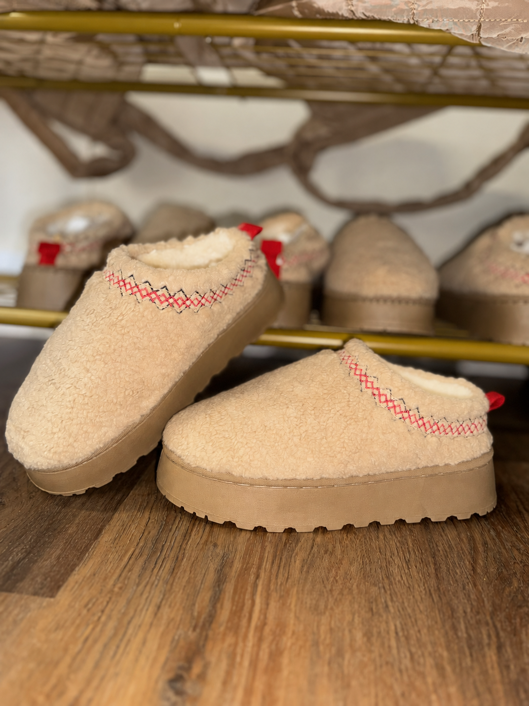 Sherpa Plush Slippers
